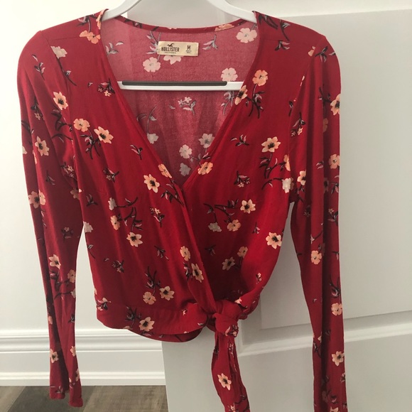 Wrap crop long sleeve - Picture 1 of 1